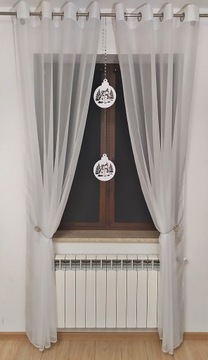 Кулон Новогоднее украшение Безделушка на окно Ажурная гирлянда