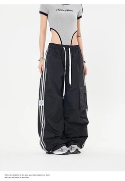 Y2K Women Streetwear Techwear Vintage Cargo Korean