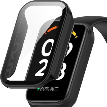 ETUI + SZKŁO 2w1 DO XIAOMI REDMI SMART BAND 2 / MI BAND 8 ACTIVE | KOLORY