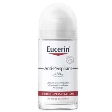 Eucerin Anti-Transpirante Roll-On unisex -antyperspirant w kulce 50 ml