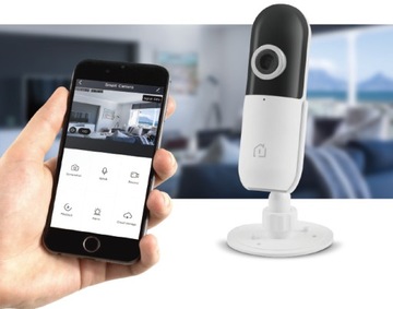 Умная домашняя камера Lanberg ВНУТРЕННЯЯ Wi-Fi КАМЕРА TUYA SM01-IC20 СТИЛЬНАЯ