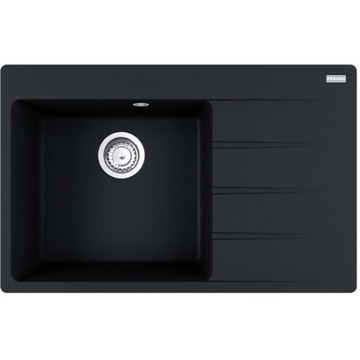 Zlewozmywak Franke CNG 611-78 TL ociekacz z prawej strony Czarny Mat 114.06