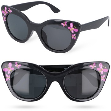 Okulary przeciwsłoneczne dzieci dla dziewczynki z filtrem UV400