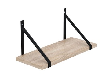 Półka wisząca loft kuchnia pokój Dąb Sonoma 60cm