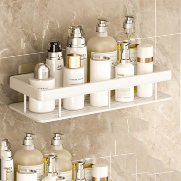 ПОЛКА ПОДВЕСНАЯ ПОД ДУШЕВАЯ Белая 2 шт.