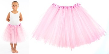Klasyczna SPÓDNICZKA TIULOWA TUTU RÓŻOWA 30 CM