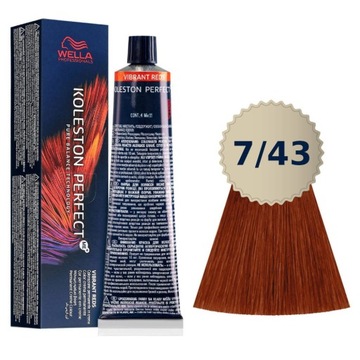 Wella Koleston Perfect Me+ farba 60ml 7/43