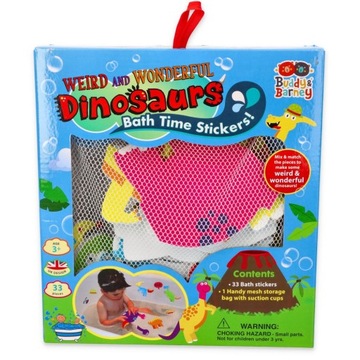 NAKLEJKI DO KĄPIELI SZALONE DINOZAURY BARNEY