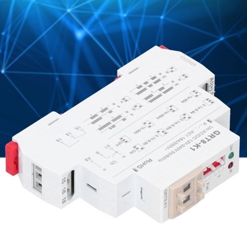 Реле таймера, 4 режима задержки, Цифровые электронные компоненты GRT8-K1 AC/DC 12 В-24