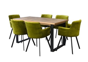 Stół Loft Industrialny + 4 Krzesła Loftowe! HIT