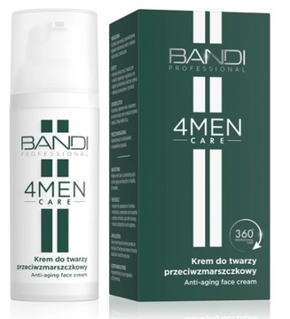 BANDI 4MEN KREM DO TWARZY PRZECIWZMARSZCZKOWY anti aging 50 ml