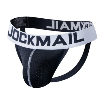 Sexowne majtki jockstrap JOCKMAIL siatka M