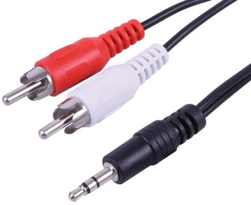 Kabel minijack 3,5mm do 2XRCA CHINCH 1,5m