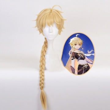 Genshin Impact Cosplay Aether Traveller Wig