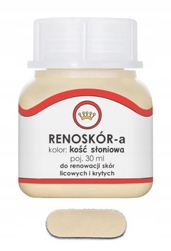 RENOSKÓR FARBA LAKIER DO SKÓRY KOŚĆ SŁONIOWA 30 ml