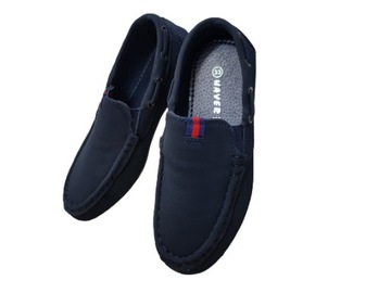 Мокасины темно-синие для мальчика BARTOSZ 36