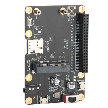 БАЗОВАЯ НАКЛАДКА 3G/4G LTE ДЛЯ RASPBERRY PI 4/3/2/B