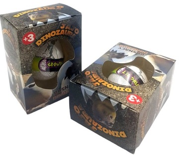 Figurka plastikowa Dinozaur w jaju JAJO ROSNĄCY