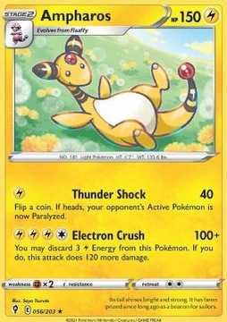 Karta Pokemon Ampharos (EVS 056) 56/203