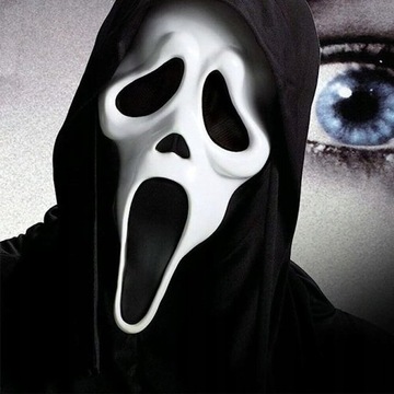 МАСКА УЖАСОВ HALLOWEEN GHOSTFACE ДЛЯ ВЗРОСЛЫХ
