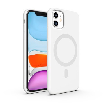 ETUI PREMIUM SILICONE MAGSAFE DO IPHONE 11