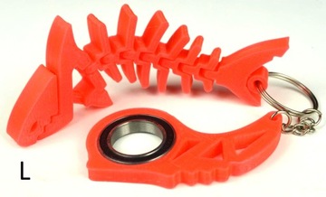 Keyspinner Keyrambit + Shark TikTok Key — ПОЛНОЧНЫЙ ЧЕРНЫЙ/СИНИЙ ЦВЕТ