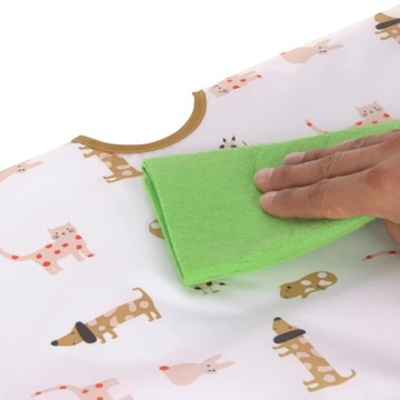 LASSIG Комплект нагрудников с длинными рукавами 6м+ Little Mateys Spicy Orange