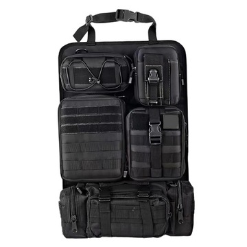 Torba z organizerem na oparcie siedzenia. Organizer na panel pojazdu.