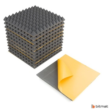 Звукоизоляционная пена, отделка стен, подавление эха, реверберация, акустический клей.