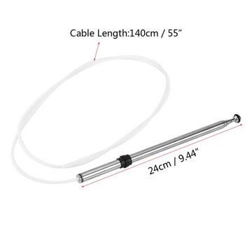 REZERVY STOŽÁR ANTÉNNÍ ANTÉNY RÁDIOVÉ AM/FM DO LS400 GS300 C4