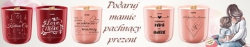 LOVE YOU MOM dla mamy dzień matki Świeca Zapachowa na PREZENT Świeczka
