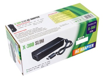 ЗАРЯДНОЕ УСТРОЙСТВО MICROSOFT XBOX 360 SLIM БЛОК ПИТАНИЯ + КАБЕЛЬ
