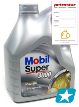 MOBIL SUPER 3000 X1 5W40 4L