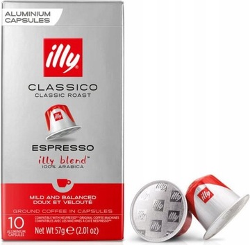 Набор NESPRESSO illy COFFEE Lungo Classico 40 шт.