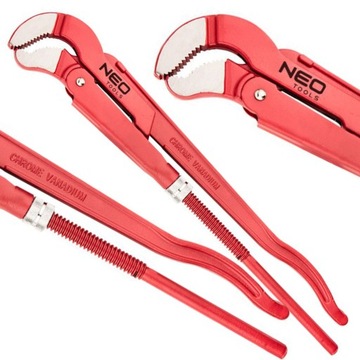 NEO ШВЕДСКИЙ КЛЮЧ ДЛЯ ТРУБ И КЛАПАНОВ, КУЛАЧКИ S-ТИПА 2.0, 530 ММ 02-422