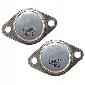 2x2 . 2N3055 Tranzystor NPN 100V 15A 110 W
