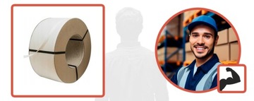 ЛЕНТА ПП ДЛЯ ОБВЯЗКИ ПОДДОНОВ 12мм, ЖЕСТКИЙ ПЛАСТИК