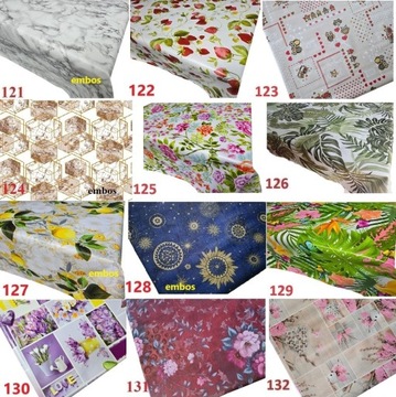 Cerrata Tablecloth Большой выбор 156 узоров 220x140