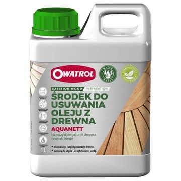 AQUANETT - ŚRODEK DO USUWANIA OLEJU DO DREWNA 2,5L