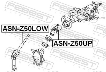 ASN-Z50UP FEBEST HŘÍDEL KARDANU ŘÍDÍCÍ HORNÍ NISSAN MURANO Z50