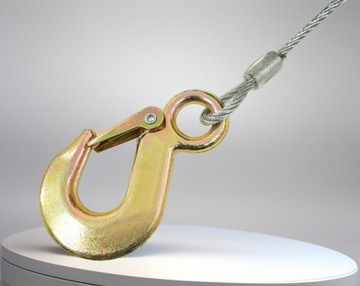 РУЧНАЯ ТРОСОВАЯ ЛЕБЕДКА С РУКОЯТОЧНОЙ ЛЕБЕДКОЙ 454 кг ТРОС 10М ЖЕСТКИЙ