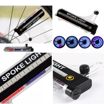 ВЕЛОСИПЕДНЫЕ ФОНАРИ НЕОНОВЫЕ СПИЦЫ КОЛЕСО СВЕТОДИОДНЫЕ КОЛЕСНЫЕ ОСВЕЩЕНИЯ ФОНАРИ