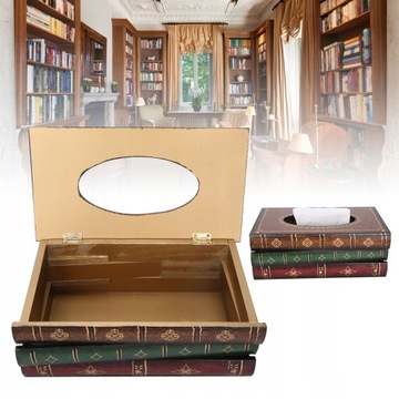Коробочка для салфеток в форме книги.