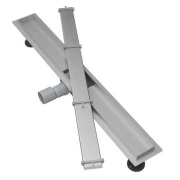 ODPŁYW LINIOWY POD PŁYTKĘ STAL 2w1 SYFON PRYSZNIC BRODZIK ENTERO 90 cm