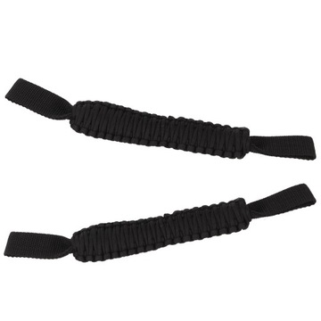 Uchwyt do roll bara 29.6cm z paracordu do samochodu SUV ATV UTV RV czarny