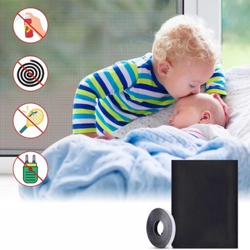 Москитная сетка оконная сетка от комаров против насекомых 150x180