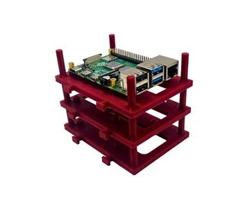 Каркасный корпус для модульного кластера Raspberry Pi 3/4/5