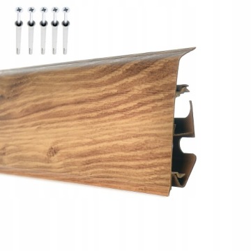 Listwa Przypodłogowa Podłogowa 70mm 2,5mb PCV DĄB EXCLUSIVE