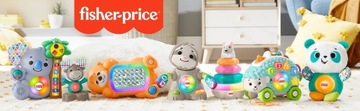 ИНТЕРАКТИВНАЯ игрушка МЕДВЕДЬ КОАЛА FISHER PRICE LINKIMALS для малыша +9 месяцев