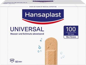 HANSAPLAST Universal wodoszczelne plastry 100szt